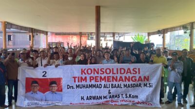 Dalam Rakor Tim ABM-Arwan Terungkap Survei Pasangan Nomor Urut 2 di Pilgub Sulbar Tertinggi