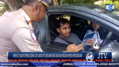 Berita Video : Hari Ke 5 Gelar Operasi Zebra, Sat Lantas Polres Bantaeng Bagikan Brosur Kepada Pengendara