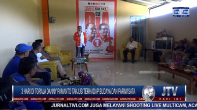 Berita Video : 3 Hari di Toraja, Danny Pamanto Takjub Terhadap Budaya dan Pariwisata