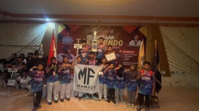 MF Taekwondo Mamuju Meraih Juara Umum Dalam Kejuaraan Bapole Tkd And Friends di Polman