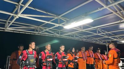 KM Cahaya Rezeki Kehilangan Kontak di Perairan Mamuju Tim Sar Lakukan Pencarian