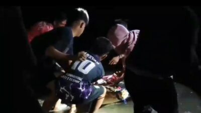 Warga Berburu Buaya di Pantai Babana Berhasil Tangkap 2 Ekor Buaya Berukuran Jumbo