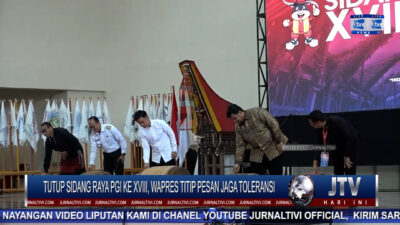Berita Video : Tutup Sidang Raya PGI Ke XVIII, Wapres Titip Pesan Jaga Toleransi