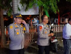 Kapolsek Kalukku Pimpinan Langsung Pengamanan Pergantian Tahun Baru.