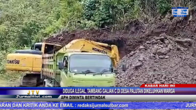 Berita Video : Diduga Ilegal, Tambang Galian C di Desa Palutan Dikeluhkan Warga, APH Diminta Bertindak