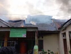 Dilalap Sijago Merah 1 Rumah wartawan dan 5 Rumah Warga Habis Terbakar di BTN Maspul
