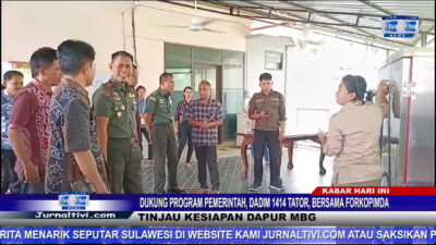 Berita Video : Dukung Program Pemerintah, Dadim 1414 Tator, Bersama Forkopimda Tinjau Kesiapan Dapur MBG