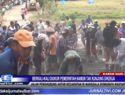 Berita Video : Berkali-kali Diukur Namun Tak Kunjung Dikerja Pemerintah, Jalan Poros Sarambu-Pedamaran di Swadaya Warga Nanggala
