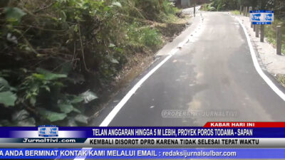Berita Video : Telan Anggaran Hingga 5 M, Proyek Poros Todama – Sapan Disorot DPRD Torut