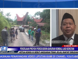 Berita Video : Pekerjaan Proyek Poros Bokin-Saruran Kembali Jadi Sorotan, Ketua Komisi III Sebut Anggaran Tidak Jelas, Rakyat Dirugikan