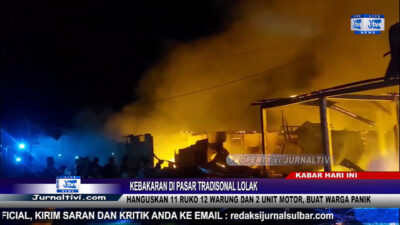 Berita Video : Kebakaran di Pasar Tradisonal Lolak Hanguskan 11 Ruko,12 Warung dan 2 Unit Motor, Buat Warga Panik