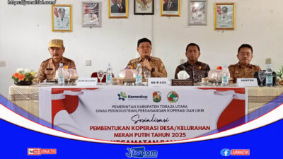 Pemkab Torut Genjot Pembentukan Koperasi Desa Merah Putih, Bupati : Kita Tidak Hanya Membangun Fisik, Tapi Juga Ekonomi