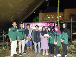 Himagro Unimen dan Ikatan Mahasiswa Buntu Batu Serahkan Bantuan Kepada Korban Kebakaran di Dante Malua