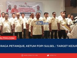 Olah Raga Petanque, Ketum FOPI Sulsel : Target Kejurnas