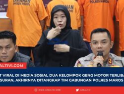 Sempat Viral di Media Sosial, Dua Kelompok Geng Motor Terlibat Pembusuran, Akhirnya Ditangkap Tim Gabungan Polres Maros