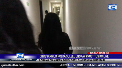 Berita Video : Ditreskrimum Polda Sulsel Ungkap Prostitusi Online, 3 Orang Diamakan Polisi Satu Diantaranya Mucikari