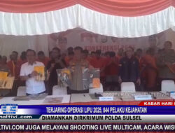 Berita Video : Terjaring Operasi Pekat Lipu 2025, 844 Pelaku Kejahatan Diamankan DIRKRIMUM Polda Sulsel
