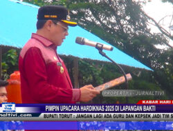 Berita Video : Pimpin Upacara Hardiknas 2025 di Lapangan Bakti, Bupati Torut : Jangan Lagi Ada Guru dan Kepsek Jadi Tim Sukses