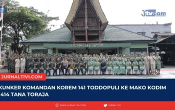 Video : Kunker Komandan Korem 141 Toddopuli ke Mako Kodim 1414 Tana Toraja