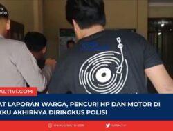 Berkat Laporan Warga, Pencuri Hp dan Motor di Kalukku Akhirnya Diringkus Polisi