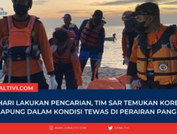 Tiga Hari Lakukan Pencarian, Tim Sar Temukan Korban Mengapung Dalam Kondisi Tewas Di Perairan Pangkep