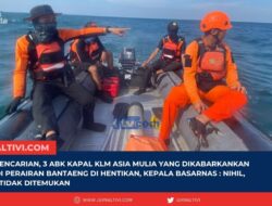 10 Hari Pencarian, 3 Abk Kapal KLM Asia Mulia Yang DIkabarkankan Hilang di Perairan Bantaeng Di Hentikan, Kepala Basarnas : Nihil, Korban Tidak Ditemukan