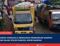 Viral, Warga Manggala Mengamuk Kendaraan Sampah Macetkan Jalan, Polisi Panggil Sopir Sampah