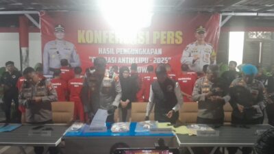 Polres Gowa Ungkap Pelaku Penyalahgunaan Narkotika Selama Ops Antik Lipu 2025