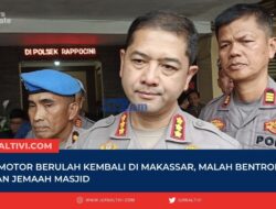 Geng Motor Berulah Kembali di Makassar, Malah Bentrok dengan Jemaah Masjid