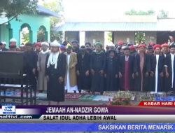 Berita Video : Jemaah An-Nadzir Gowa Salat Idul Adha Lebih Awal