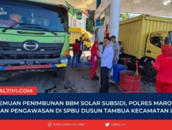Usai Temuan Penimbunan BBM Solar Subsidi, Polres Maros Lakukan Pengawasan di SPBU Dusun Tambua Kecamatan Lau
