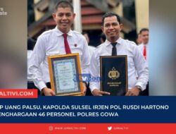 Ungkap Uang Palsu, Kapolda Sulsel Irjen Pol Rusdi Hartono Beri Penghargaan 46 Personel Polres Gowa 