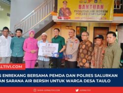 BAZNAS Enrekang Bersama Pemda dan Polres Salurkan Bantuan Sarana Air Bersih untuk Warga Desa Taulo