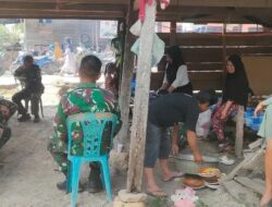 Kedekatan TNI dan Warga Terjalin Erat, Satgas TMMD Dijamu Makan Siang Bersama
