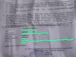 Belum Pernah Di Periksa Sebagai Terlapor, Advokad : Saya Terlapor Di Naikkan Tahap Penyidikan Di Polrestabes Makassar