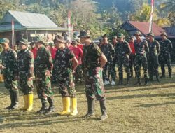 Apel Pagi Satgas TMMD: Pastikan Pembagian Tugas dan Keselamatan Kerja