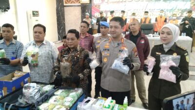 Polrestabes Makassar musnahkan Sabu 11 Kilogram Jaringan china