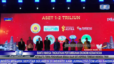 Berita Video : Bantu Warga Tingkatkan Pertumbuhan Ekonomi Kerakyatan, KSP Balo’ta Terima Penghargaan Sebagai Salah Satu Koperasi Terbesar Indonesia Timur