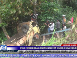 Berita Video : Update..! Korban Meninggal Akibat Kecelakaan Truk Terguling di Toraja Utara Bertambah Menjadi 8 Orang