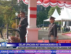 Berita Video : Gelar Upacara HUT Bhayangkara Ke 79, Kapolres Enrekang Komitmen Tingkatkan Pelayanan Publik