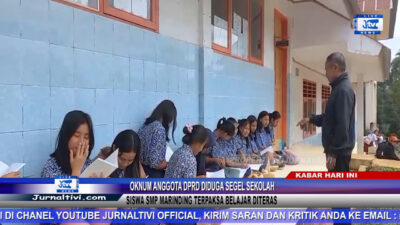 Berita Video : Oknum Anggota DPRD Diduga Segel Sekolah, Siswa SMP PGRI Marinding Terpaksa Belajar Diteras