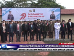 Berita Video : Perayaan HUT Bhayangkara Ke-79 di Polres Pasangkayu Berlangsung Khidmat, Bupati : Keamanan Kondusif Mari Sama-sama Kita Bangun Daerah