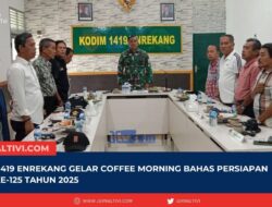 Kodim 1419 Enrekang Gelar Coffee Morning Bahas Persiapan TMMD ke-125 Tahun 2025