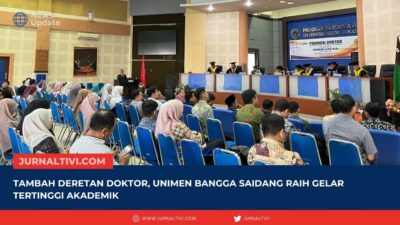 Tambah Deretan Doktor, UNIMEN Bangga Saidang Raih Gelar Tertinggi Akademik