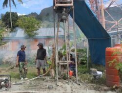 Bor Sumur Jadi Prioritas TMMD 125 Enrekang, Tiga dari Lima Titik Berhasil