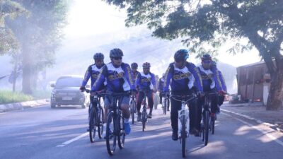 Fun Gowes Satya Harina Tama Cycling Club, Ini Kata Dansat Brimob Polda Sulsel