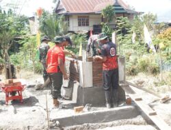 Tahap Penting TMMD Enrekang: Bak Penampungan Air Sumur Bor Dibangun