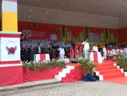 Upacara HUT ke-80 RI Kabupaten Enrekang Berjalan Khidmat