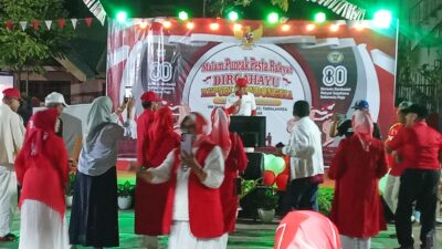 Warga Blok M btp Meriahkan Malam Puncak Hut Ri Ke 80