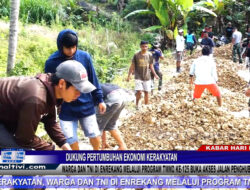 Berita Video : Dukung Pertumbuhan Ekonomi Kerakyatan, Warga & TNI di Enrekang Melalui Program TMMD ke-125 Buka Akses Jalan Penghubung Antar Desa